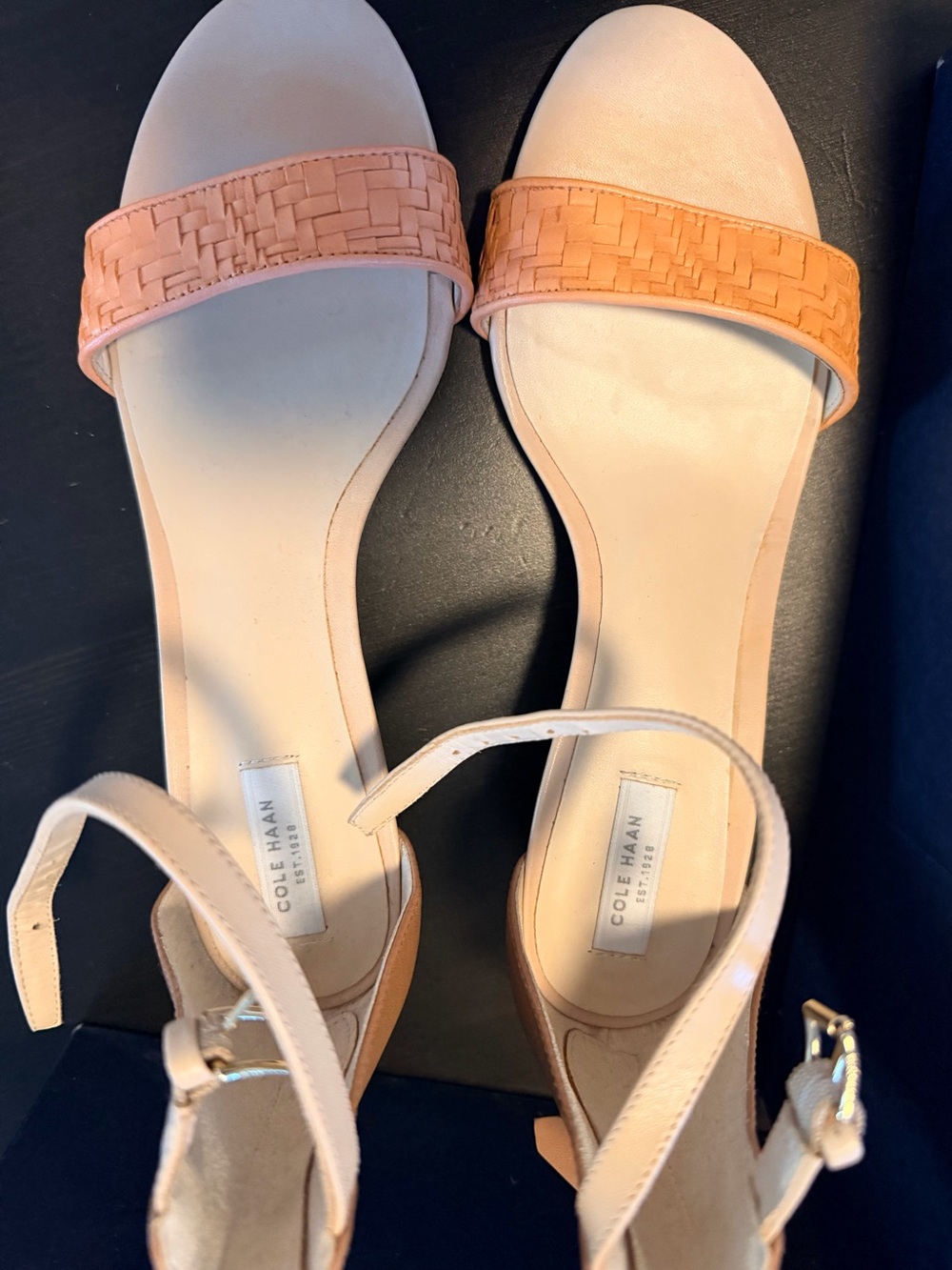 Cole Haan Genevieve Weave Wedge Sandals